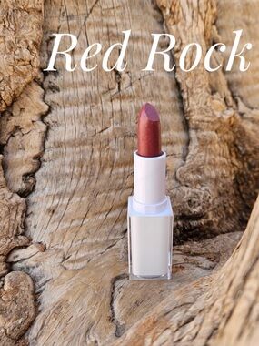 NWT Stone & Spear Natural Tallow Lipstick in Red Rock Peppermint(Neutral Pink)